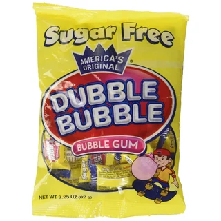 Dubble Bubble Sugar Free Gum, 3.25 oz Bag on Dubble-Bubble.net