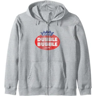 Dubble Bubble Classic Oval Logo Zip Hoodie