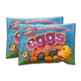 Dubble Bubble Egg Shaped Bubble Gum, 4.5 oz Bags, Pack of 2