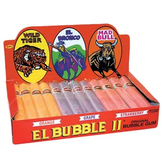 El Bubble II Bubble Gum Cigars, Box of 36 on Dubble-Bubble.net