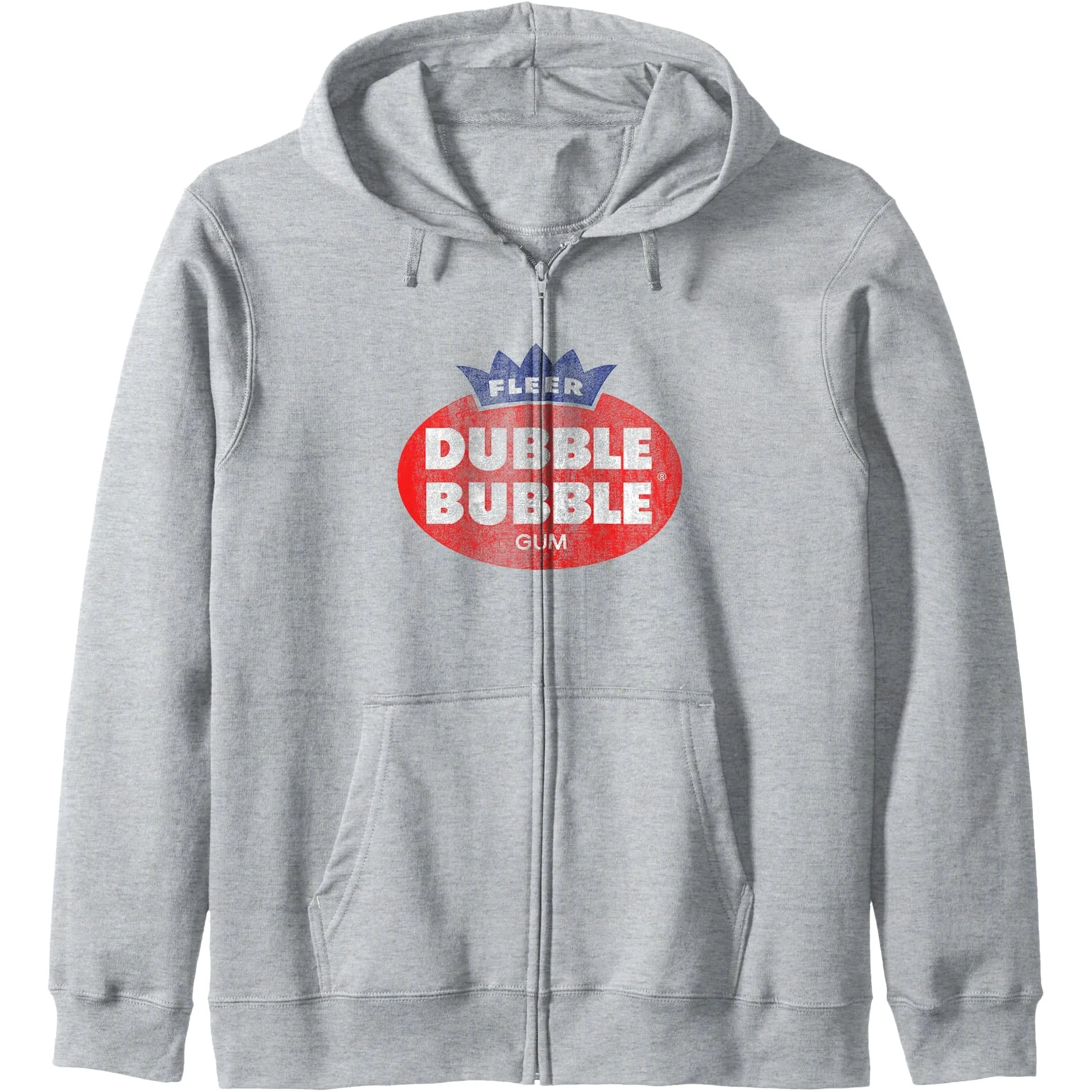 Dubble Bubble Classic Oval Logo Zip Hoodie