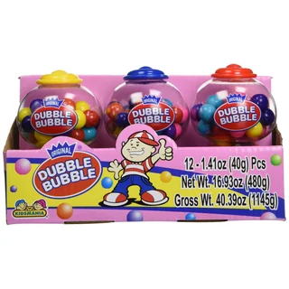Dubble Bubble Mini Gumball Dispensers, Tray of 12 on Dubble-Bubble.net